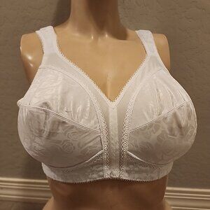 Playtex Bra 38C White Wireless Unlined 4693